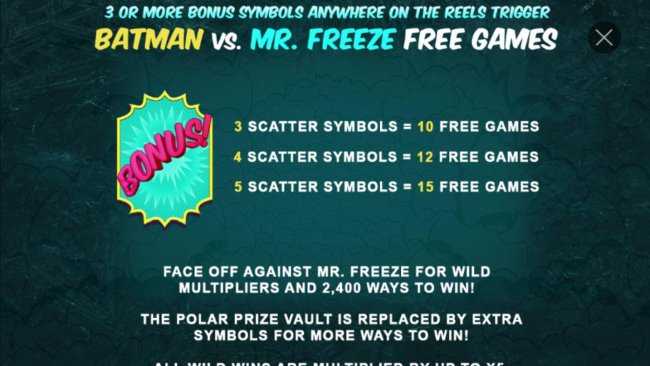Free Slots 247 image of Batman & Mr. Freeze Fortune
