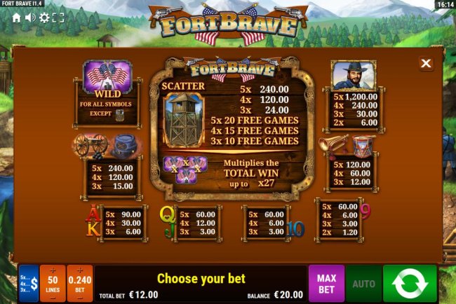 Free Slots 247 image of Fort Brave