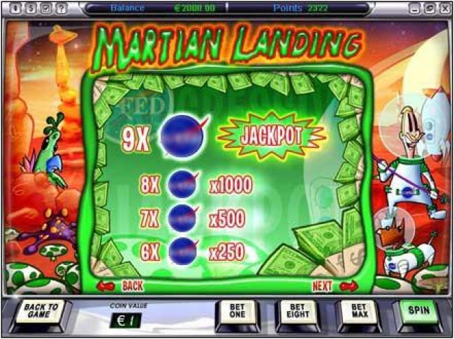 Martian Landing by Free Slots 247
