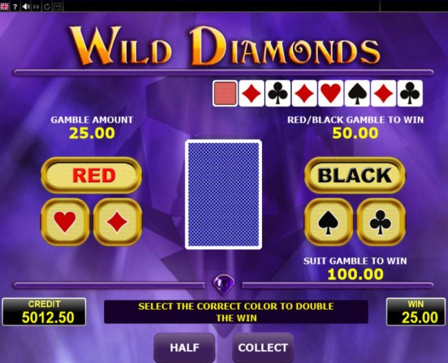 Wild Diamonds screenshot