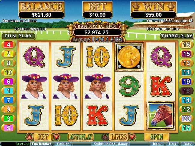 Derby Dollars by Free Slots 247