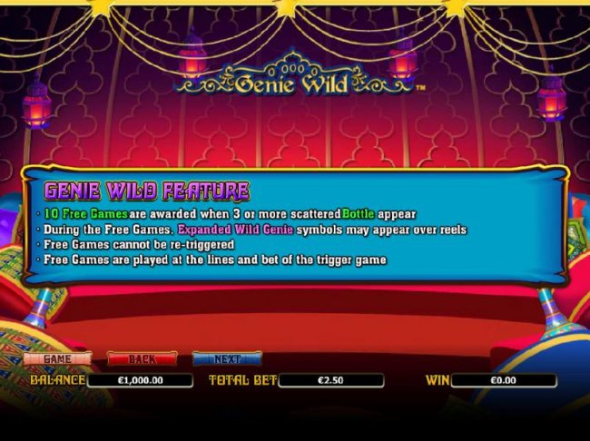 Free Slots 247 image of Genie Wild