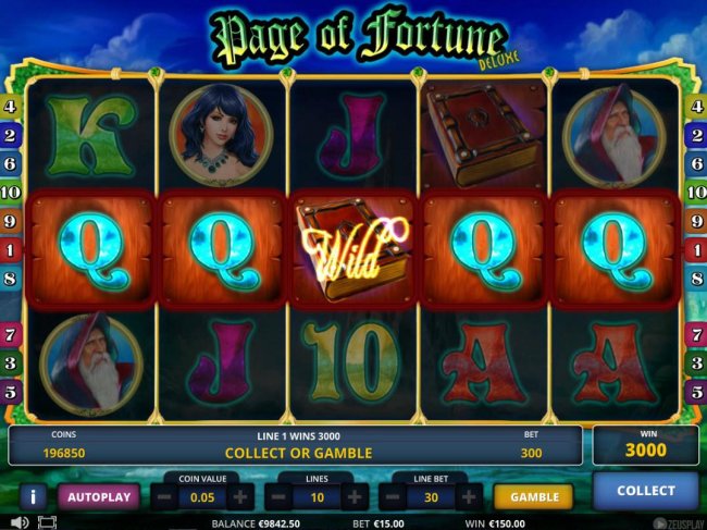 Images of Page of Fortune Deluxe
