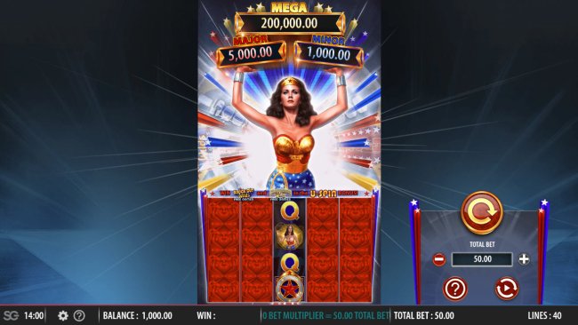 Wonder Woman Bullets and Bracelets by Free Slots 247