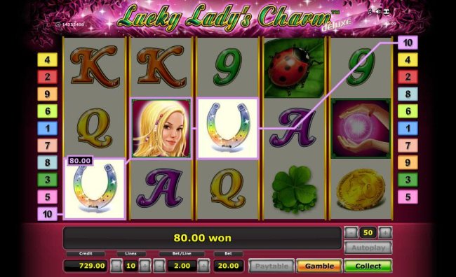 Lucky Lady's Charm Deluxe by Free Slots 247