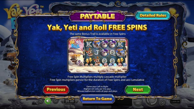 Images of Yak Yeti and Roll
