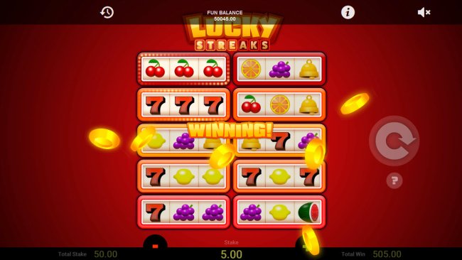 A trio of lucky red sevens leads to a big win by Free Slots 247