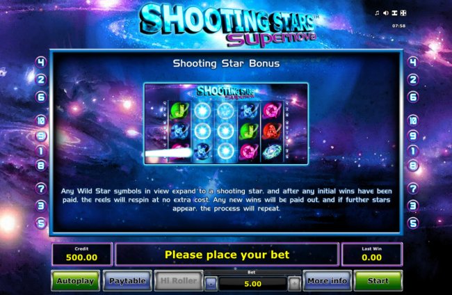 Free Slots 247 image of Shooting Stars Supernova