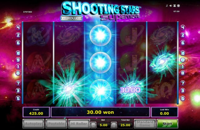 Shooting Stars Supernova screenshot