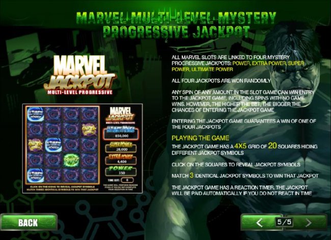 marvel multi level mystery progressive jackpot by Free Slots 247