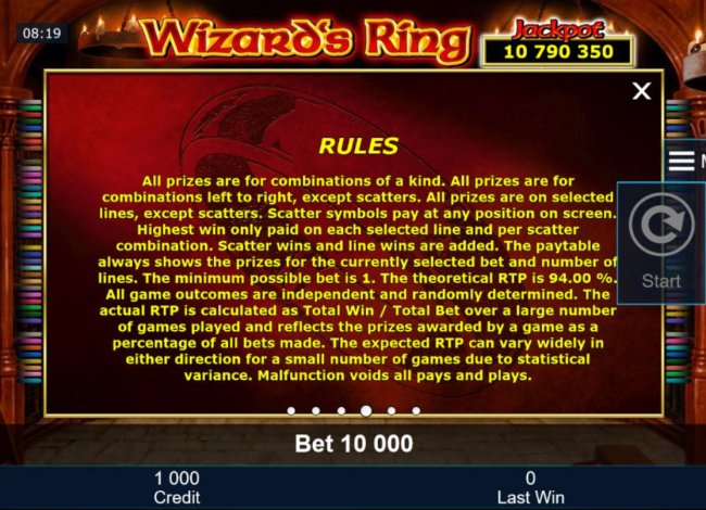 Free Slots 247 image of Wizard's Ring