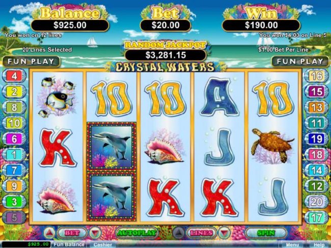 Free Slots 247 - multiple winning paylines triggered