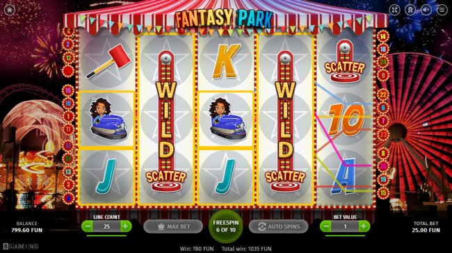 Free Slots 247 - Multiple winning paylines triggers a big win