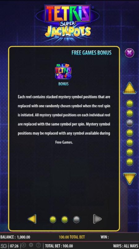 Tetris Super Jackpots screenshot