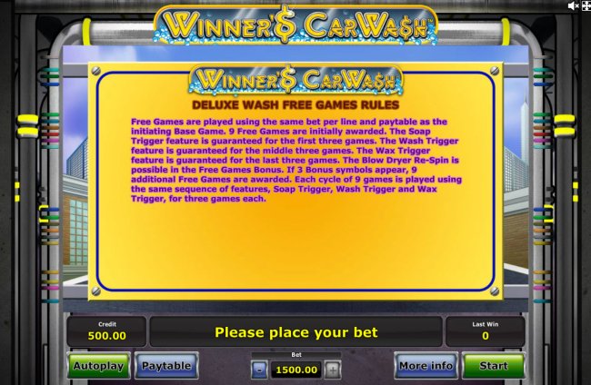 Winner's Car Wash by Free Slots 247