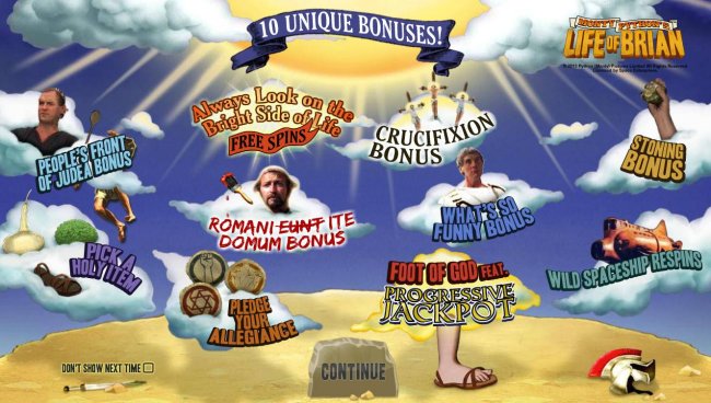 game feature 10 unique bonuses! by Free Slots 247