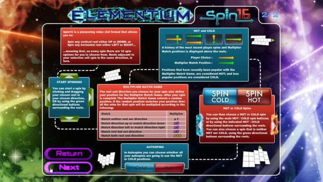 Elementium Spin 16 by Free Slots 247