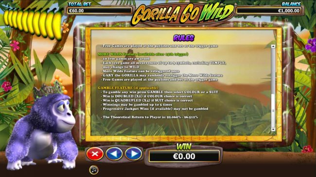 Gamble feature rules by Free Slots 247