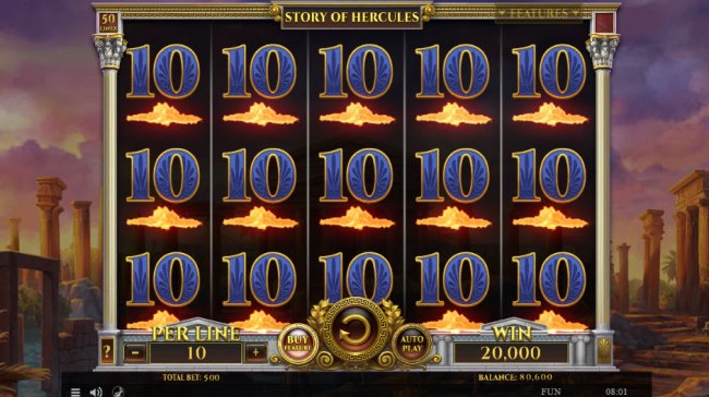 Fully stacked 10 symbols leads to a big win - Free Slots 247