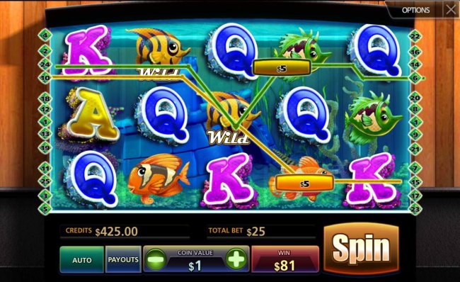 an 81.00 win triggered by multiple winning combinations. - Free Slots 247
