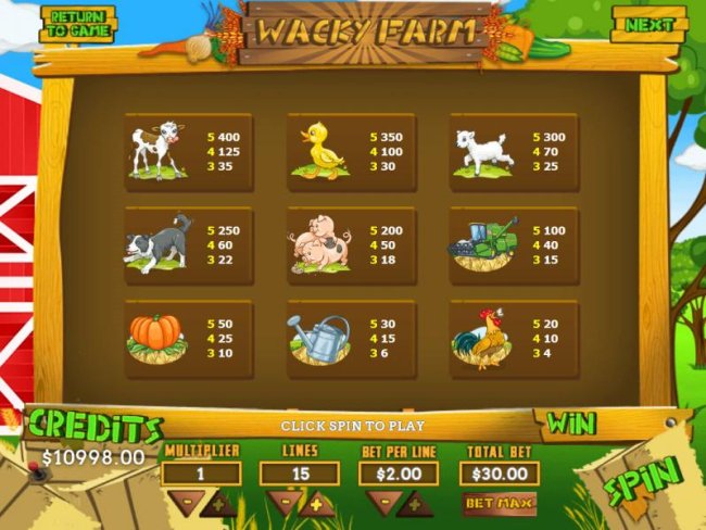 Wacky Farm by Free Slots 247
