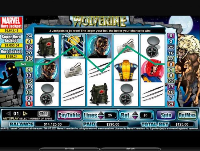 Free Slots 247 image of Wolverine