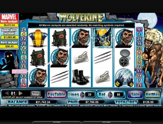 Free Slots 247 image of Wolverine