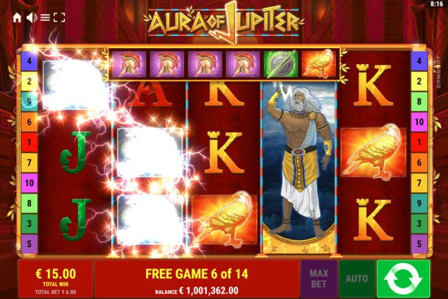 Symbols upgraded during free games by Free Slots 247