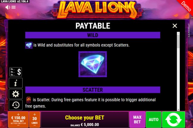 Free Slots 247 image of Lava Lions