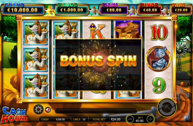 Bonus spin triggered - Free Slots 247