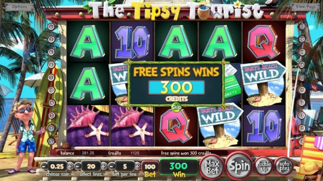 Free Spins Feature pays out a total of 300 credits. by Free Slots 247