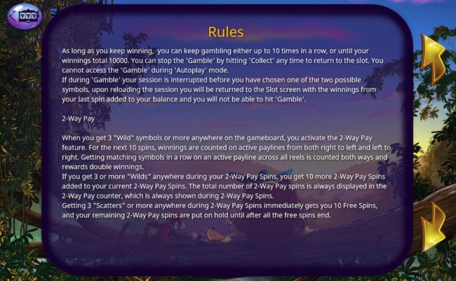 2-Way Pay Rules by Free Slots 247