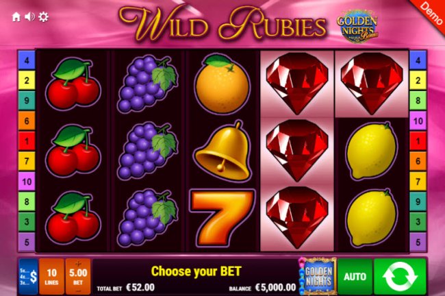 Free Slots 247 image of Wild Rubies Golden Nights Bonus
