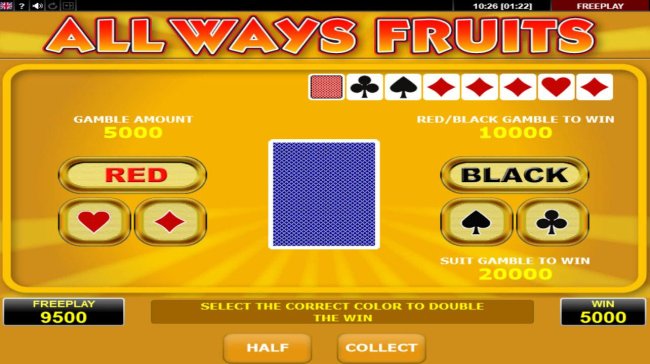 Gamble Feature Game Board by Free Slots 247