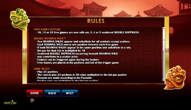 Free Slots 247 - Free ghames Feature Rules and Double Roaming Wild Rules