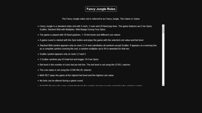 Fancy Jungle by Free Slots 247