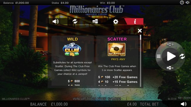 Millionaires Club Diamond Edition by Free Slots 247