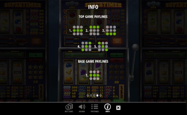 Payline Diagrams 1-5 - Free Slots 247