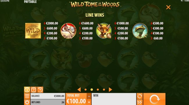 Wild Tome of the Woods screenshot