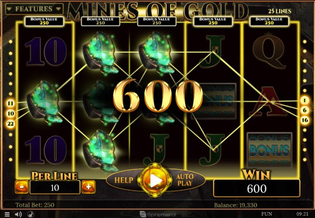 Free Slots 247 image of Mines of Gold