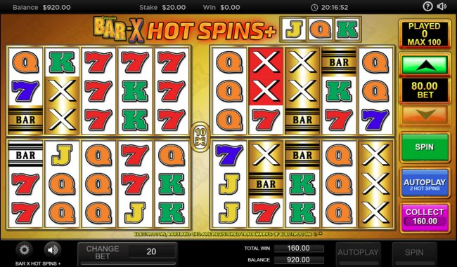 Free Slots 247 image of Bar X Hot Spins +