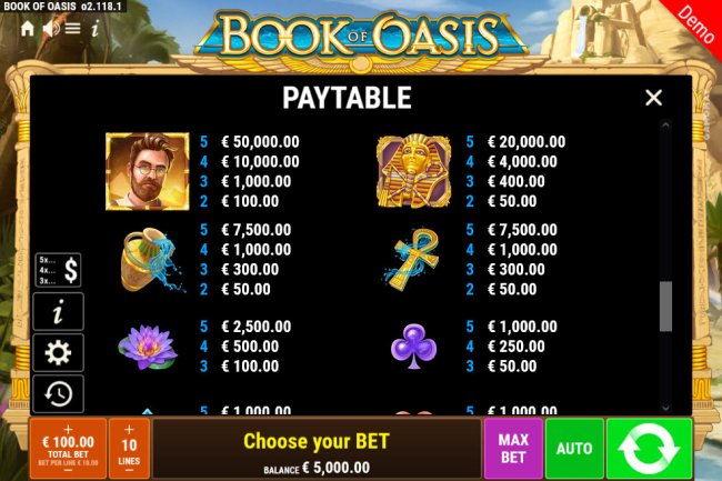 Free Slots 247 image of Book of Oasis