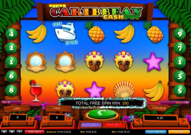 Super Caribbean Cashpot screenshot