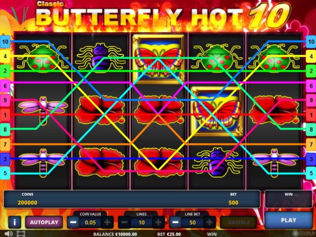 Classic Butterfly Hot 10 screenshot