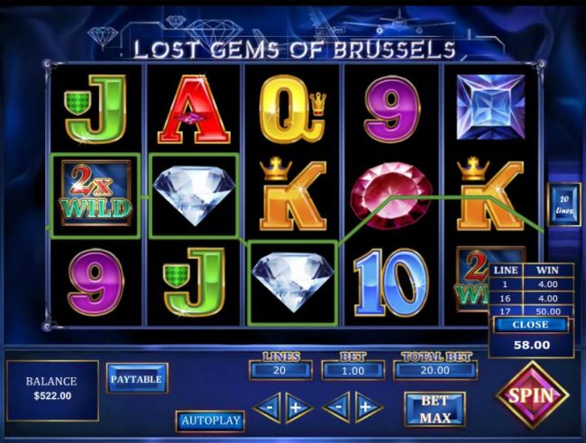 Lost Gems of Brussels by Free Slots 247
