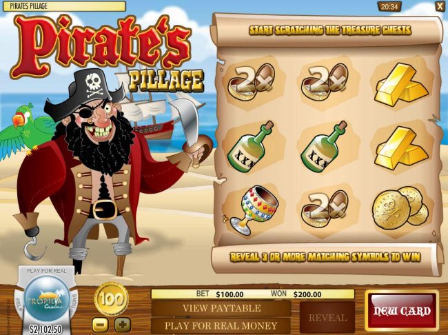Pirate's Pillage by Free Slots 247