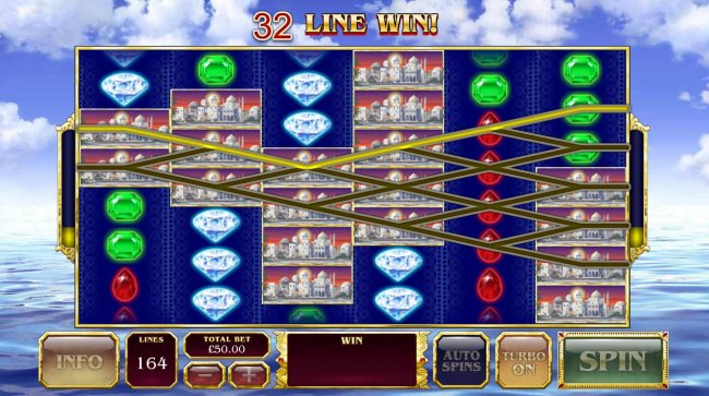A 32 line win triggered. by Free Slots 247