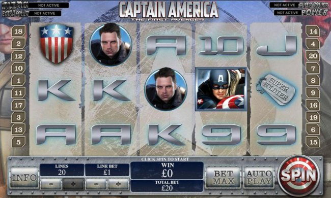 Free Slots 247 image of Captain America The First Avenger
