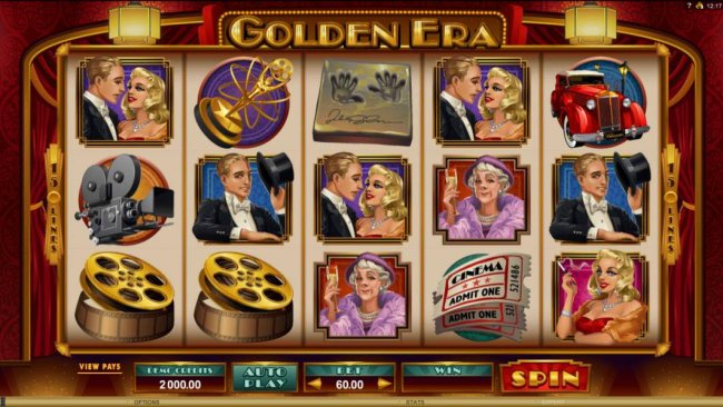 Main game board featuring five reels and 243 paylines with a $106,000 max payout by Free Slots 247