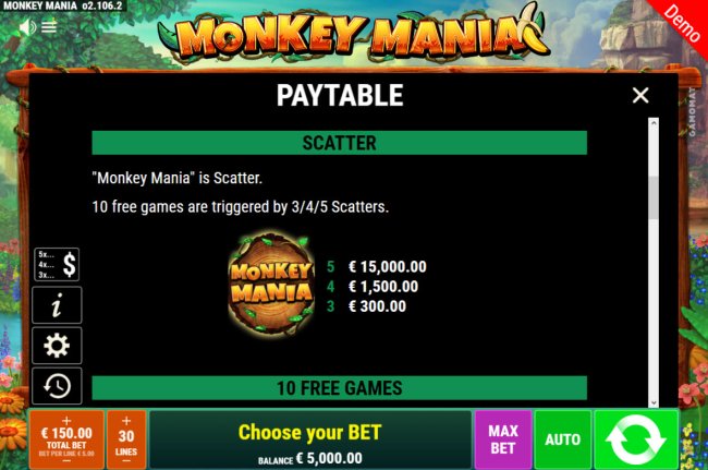 Monkey Mania by Free Slots 247
